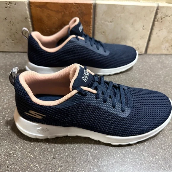 Skechers Go Walk Navy Blue Women's Shoes size 8 - Picture 5 of 7